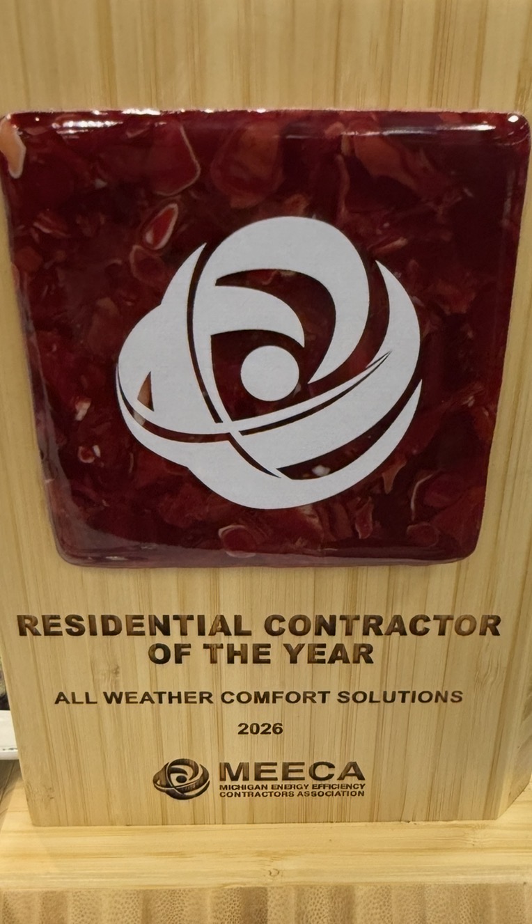 Michigan energy efficiency association award residential contractor of the year